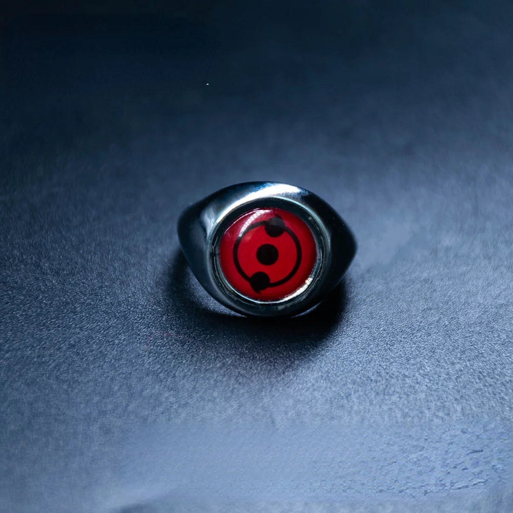 Akatsuki Ringe für Männer | Roter Akatsuki Ring | Ringdekorationen | Anime Ring für Männer | Schmuckring