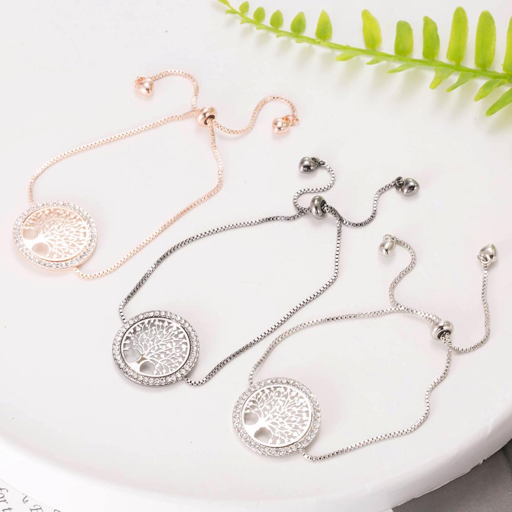 Baum Kristall Armband