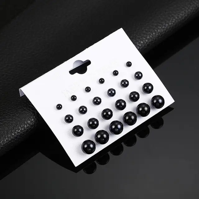 Perlenohrringe für Damen | Simulierte Perlenohrringe | 1 Paar Damenohrringe - Ohrringe - Online kaufen