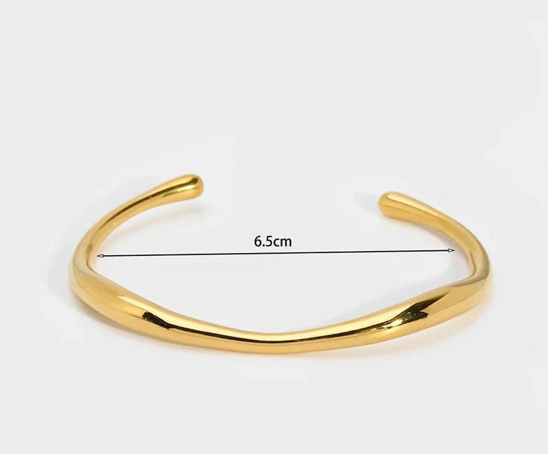 Armreifen mit geometrischem Muster für Damen-Charm-Statement-Armband