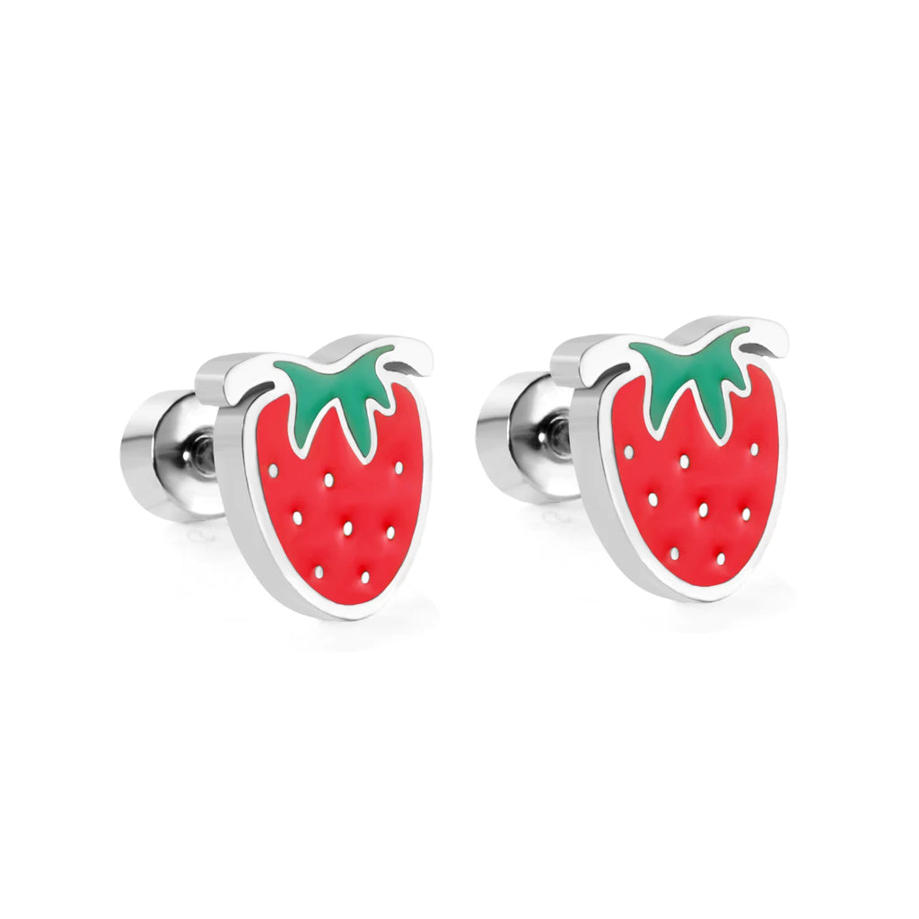 Trendy Stainless Steel Earrings for Baby Girls