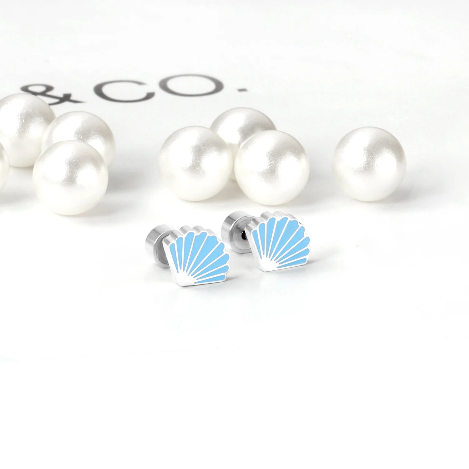 Trendy Stainless Steel Earrings for Baby Girls