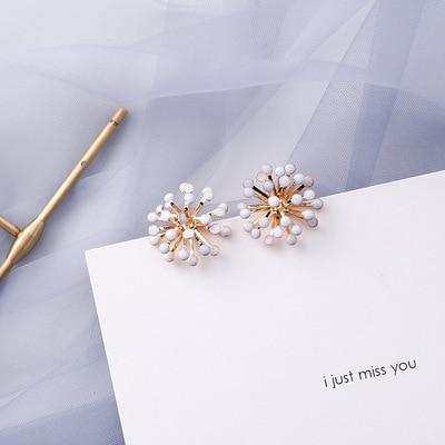 Wahre Blaue Geometrische Mode Ohrringe