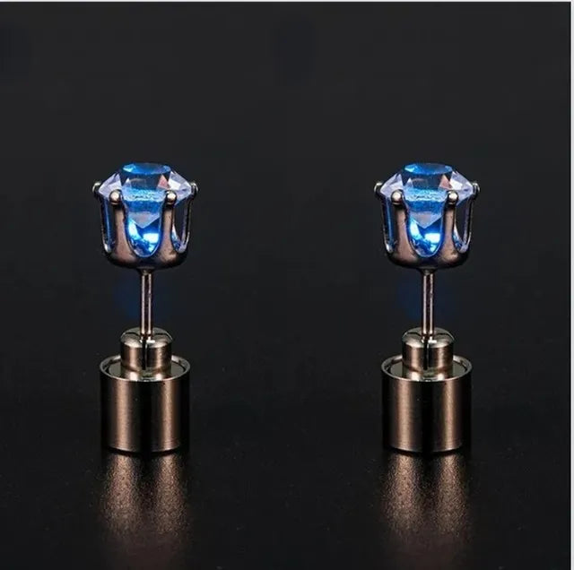 Leuchtende Weihnachts-Ohrringe | Leuchtende Halloween-Ohrringe | LED-Stud-Ohrringe - Mädchenlicht