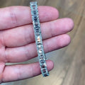 Edler Smaragdschliff Lab Diamant Armreif aus 14k Gold - Hochzeitsarmband für Frauen - Schmuck