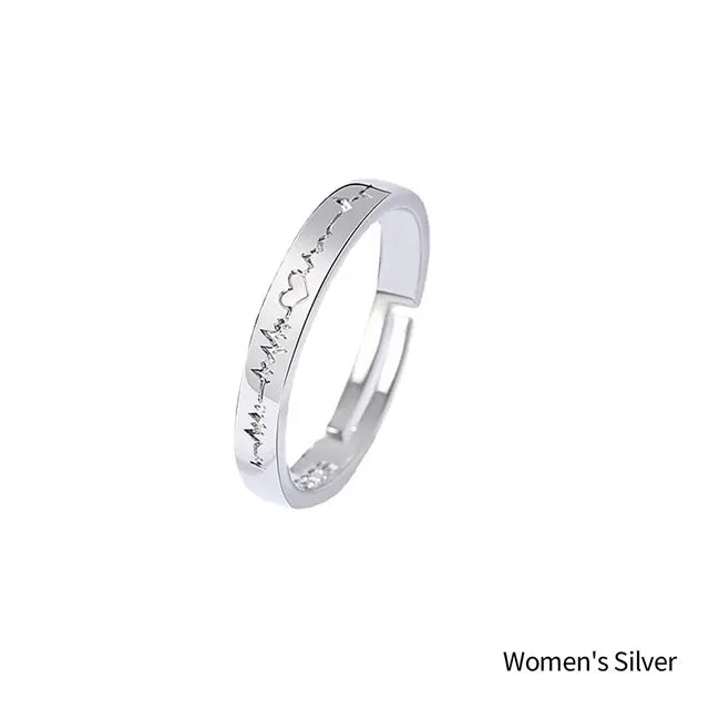 Paar Ringe Sonne Mond | Verstellbarer Sonne Mond Ring | Ring Sternenhimmel Van Gogh