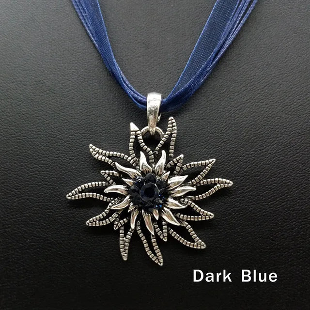 Edelweiss Accessoires für traditionelle Trachtenkostüme mit Strasssteinen