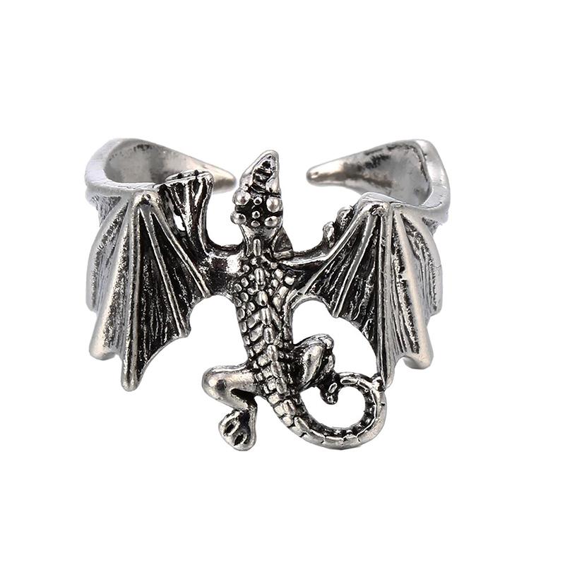 Vintage Gothic Snake And Dragon Rings Collection
