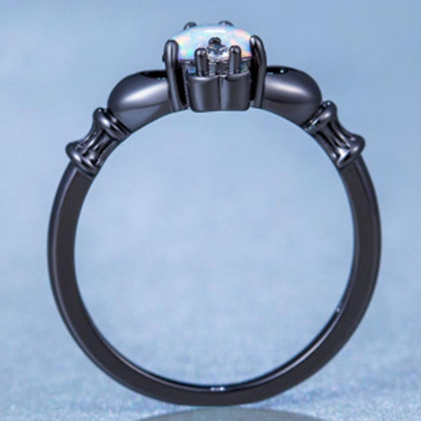 Vintage Herzförmiger Opalring