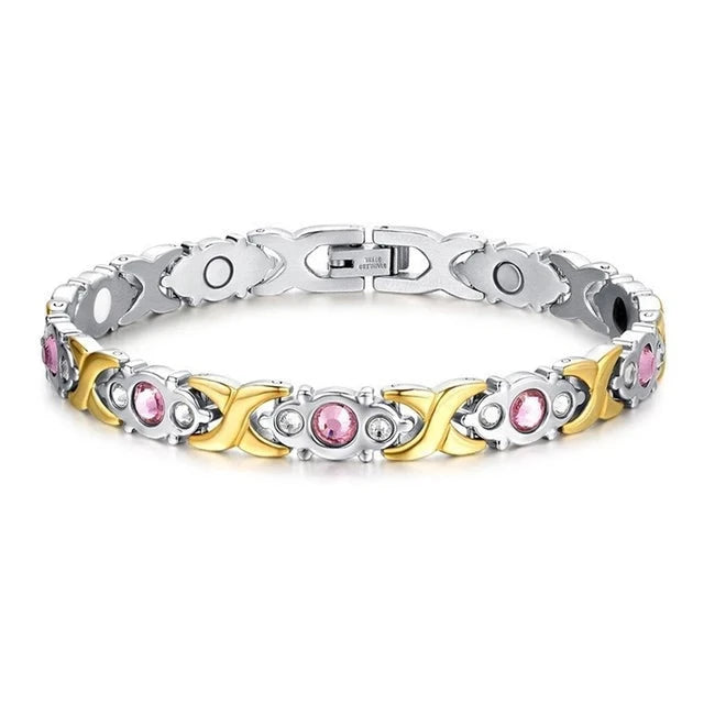 Abnehmbares Magnetfeldtherapie-Magnetarmband für Damen