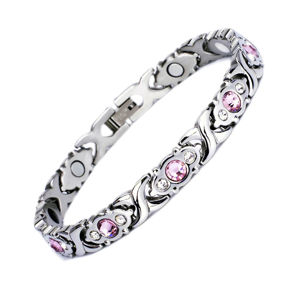 Abnehmbares Magnetfeldtherapie-Magnetarmband für Damen