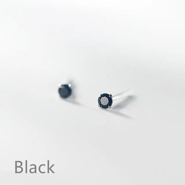 Kleine Ohrringe aus 925er Sterlingsilber | Silberne Steckerohrringe aus 925er Sterlingsilber