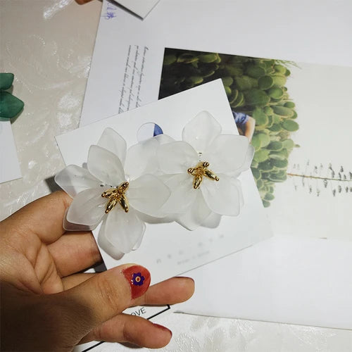 Vintage Ohrringe für Frauen - Blumen Hochzeitsschmuck