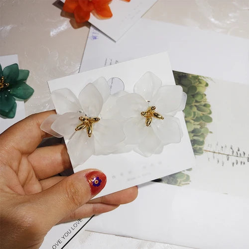 Vintage Ohrringe für Frauen - Blumen Hochzeitsschmuck