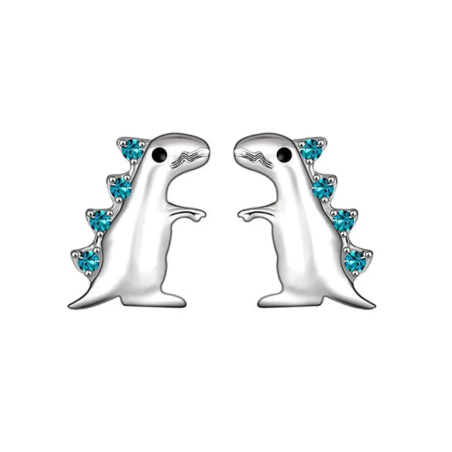 Niedliche Einhorn Regenbogen Ohrstecker für Mädchen Kinder Bunte Zirkon Tierohrstecker Modischer Silberschmuck Geschenke