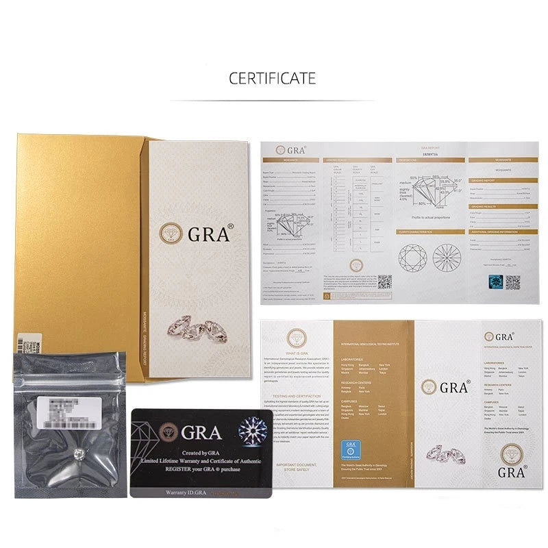 Gelbgold plattierte Verlobungsringe mit Moissanit 1 3 Karat Edelstein Diamant Sterlingsilber Ehering für Damen | Feiner Schmuck