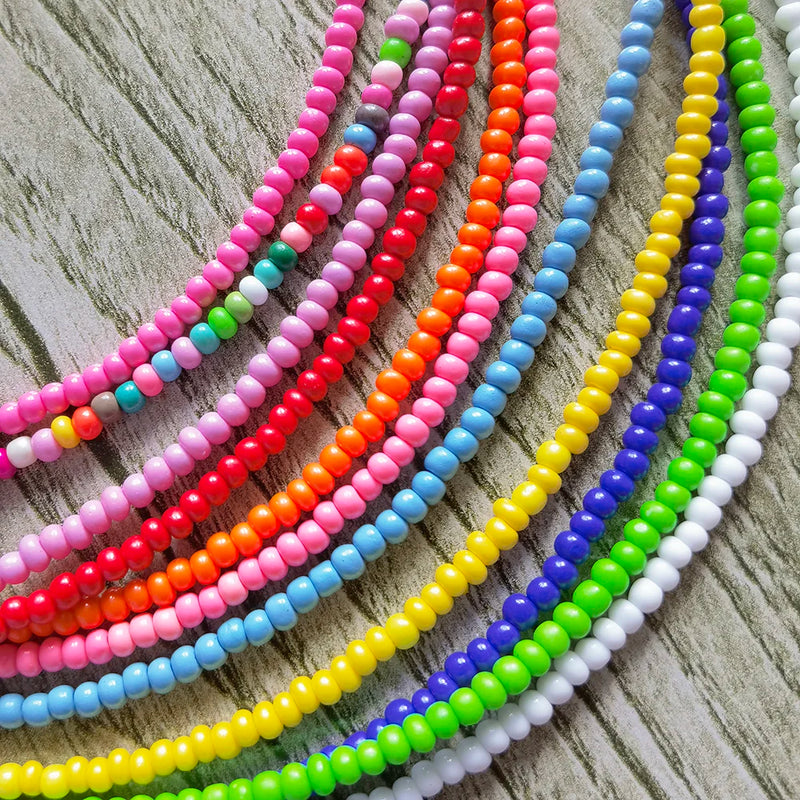 Bunte Perlenketten für Frauen | Bunte Perlenketten für Mädchen - Handgemachte Kette