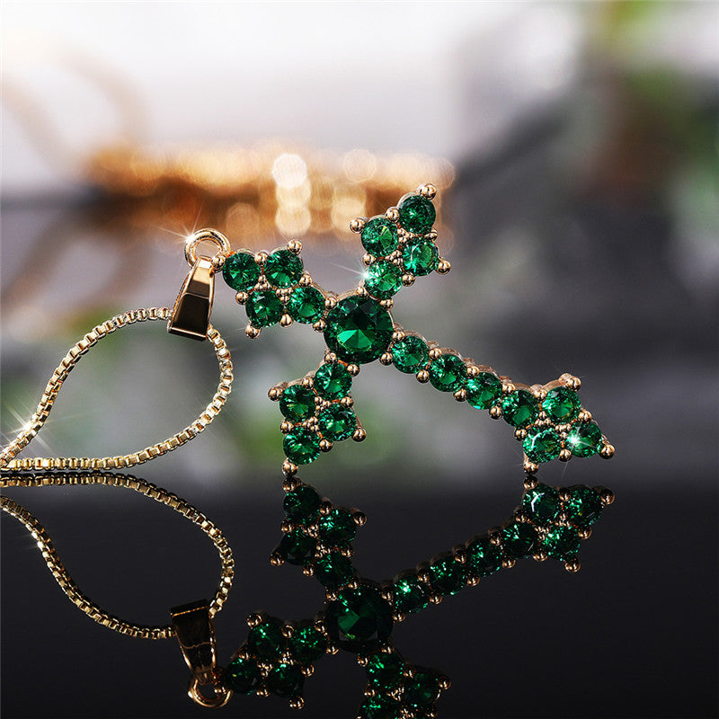 Kreuzhalskette für Damen