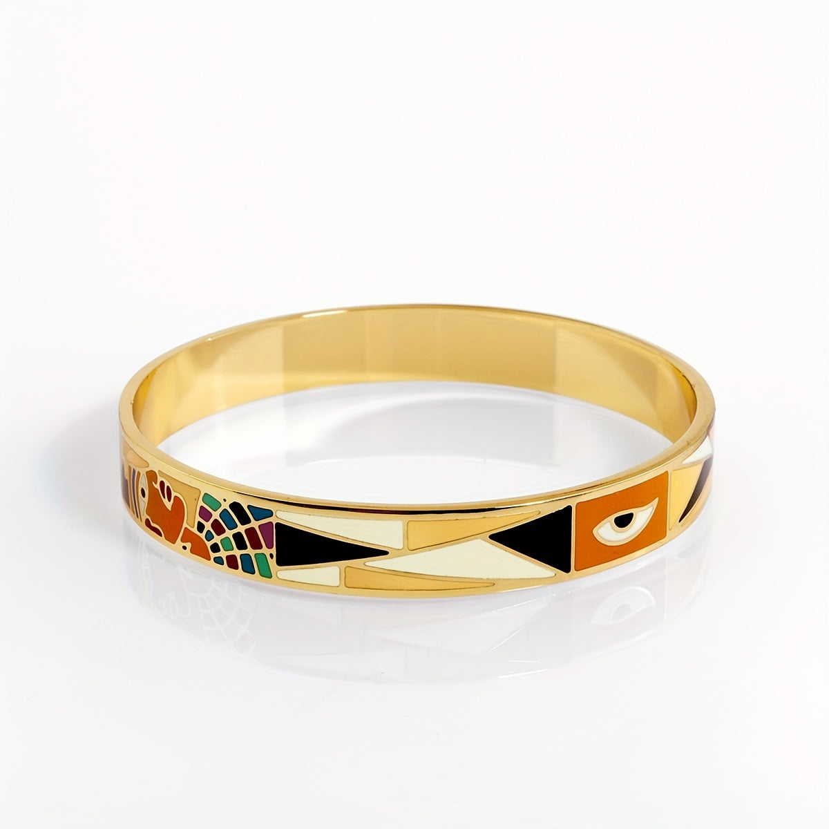 Isabeau 14K Gold Plattiert Ägyptischer Armreif