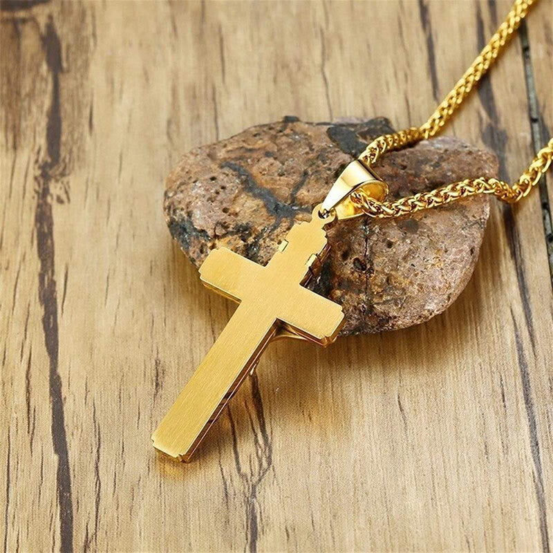 Katholische Jesus Christus Kreuzkruzifix Halskette