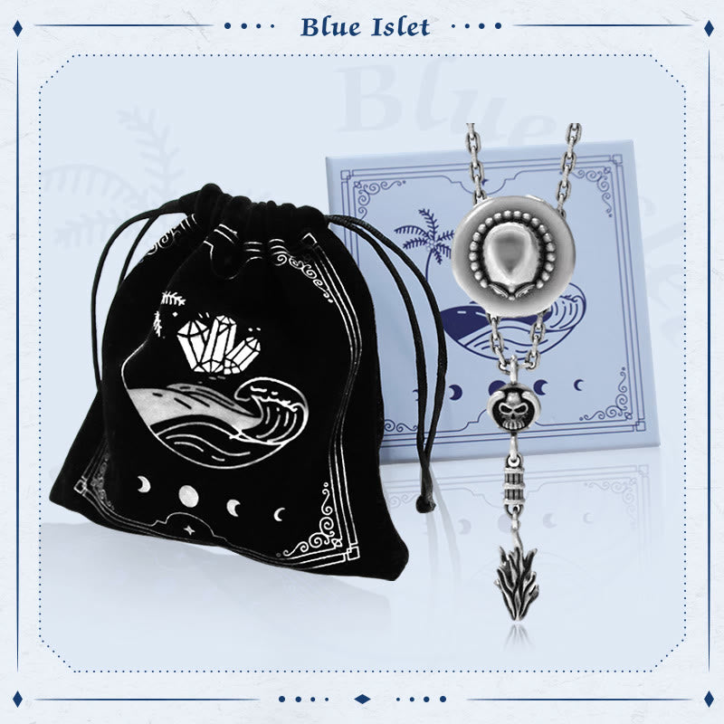 Anime -Schädel Mit Strohhutpiratenkette