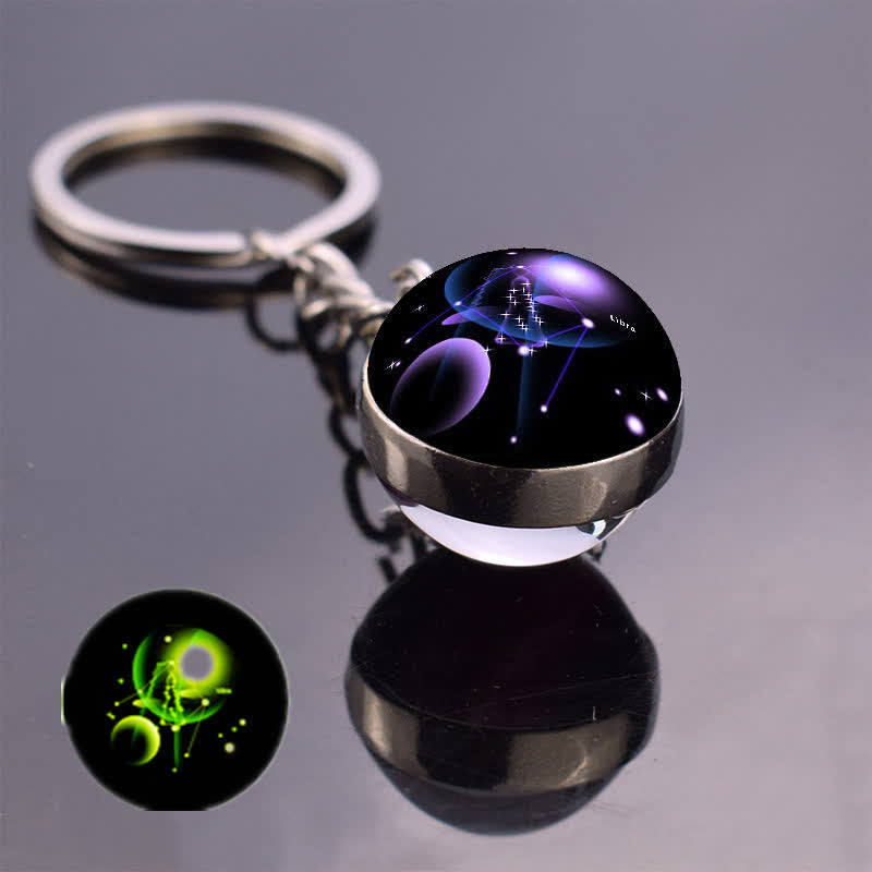 Glas 12 Sterne Zodiac Sternenkette