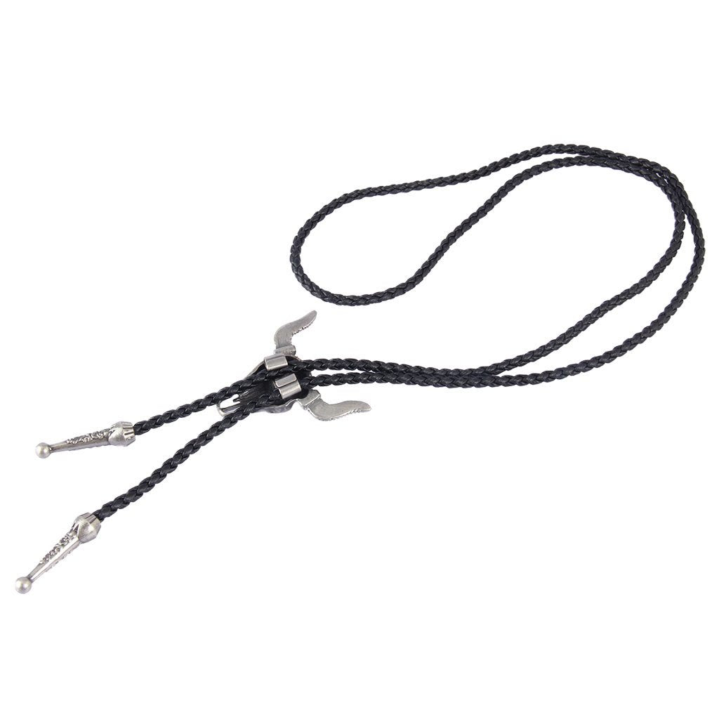 Cowboy Leder Krawatte Western Halskette