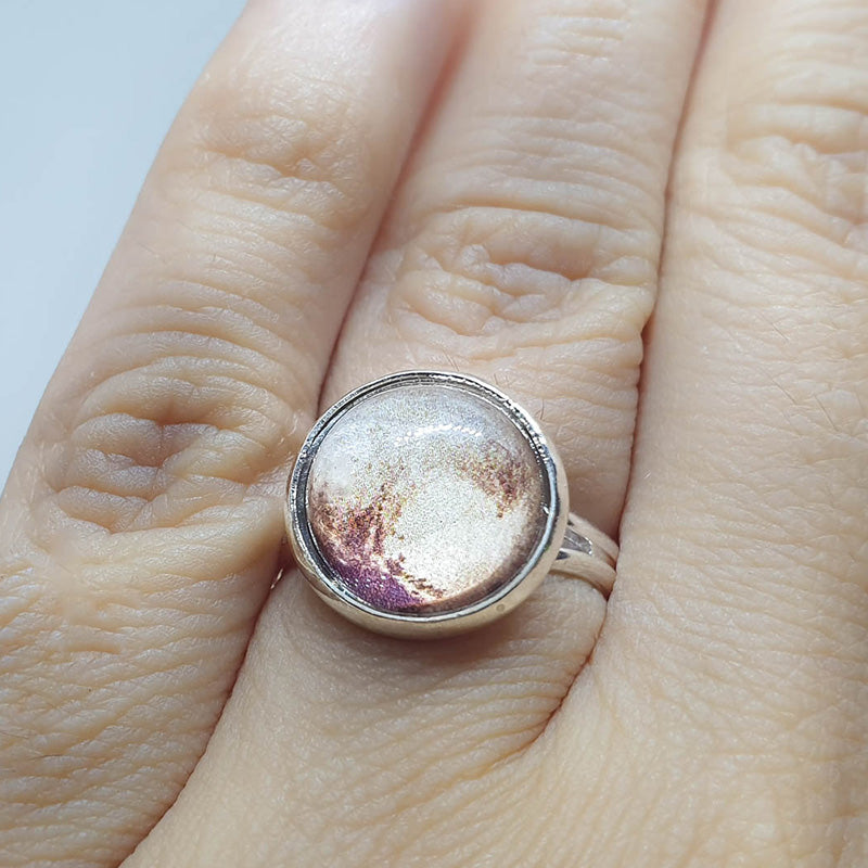 Glasverstellbares Galaxy Planet Ring