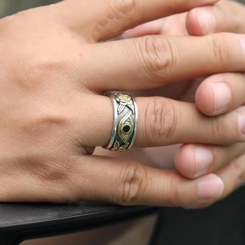 Schutz Und Stärke Männer Auge Des Horus -Rings