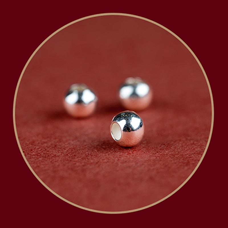 Chavri 925 Sterling Silber Endless Knot Protection Luck Red String Armband Fußkettchen