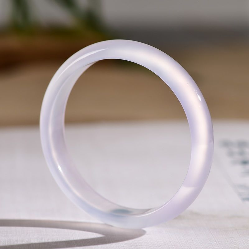 Chavri Armband aus natürlicher lila Jade, beruhigender Schutz