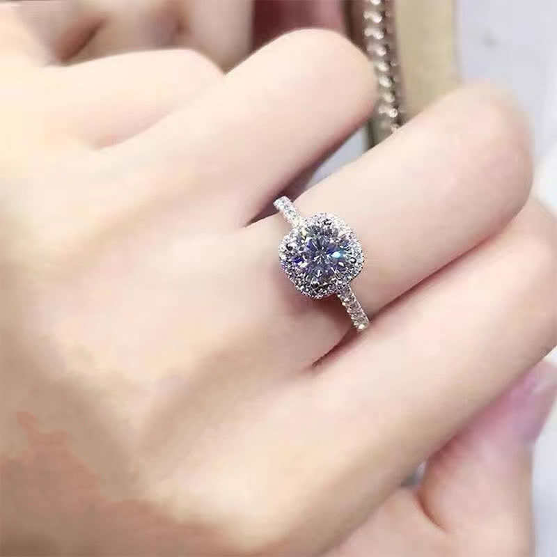 Wahre Liebe Ist Unschätzbares Zirkonia -Hochzeitspaarer Ring -Set
