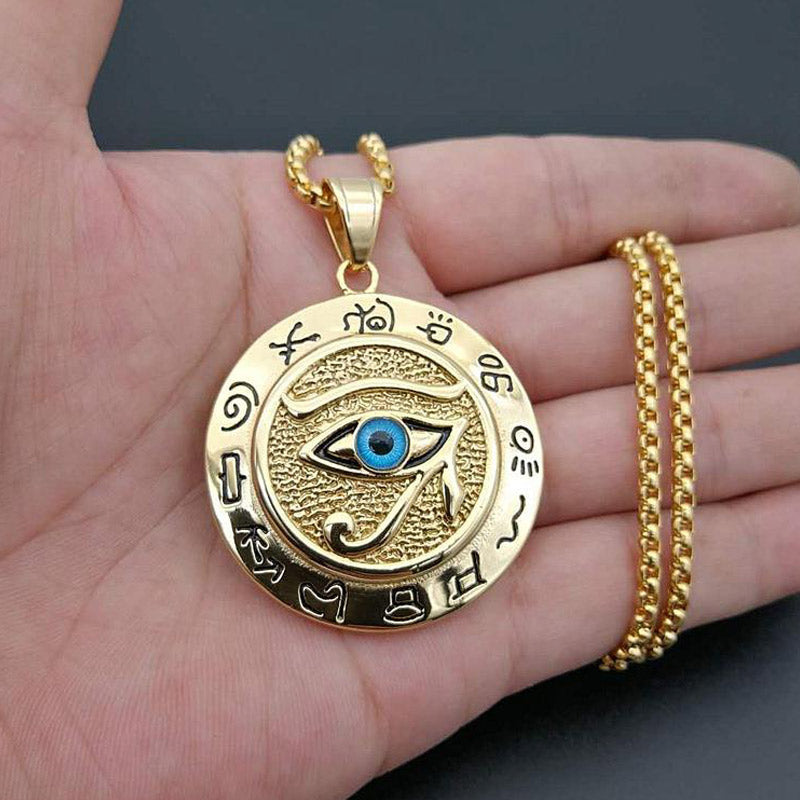 Chavri Auge des Horus-Schutz-Halskettenanhängers