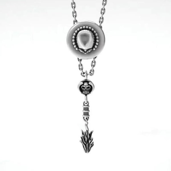 Anime -Schädel Mit Strohhutpiratenkette