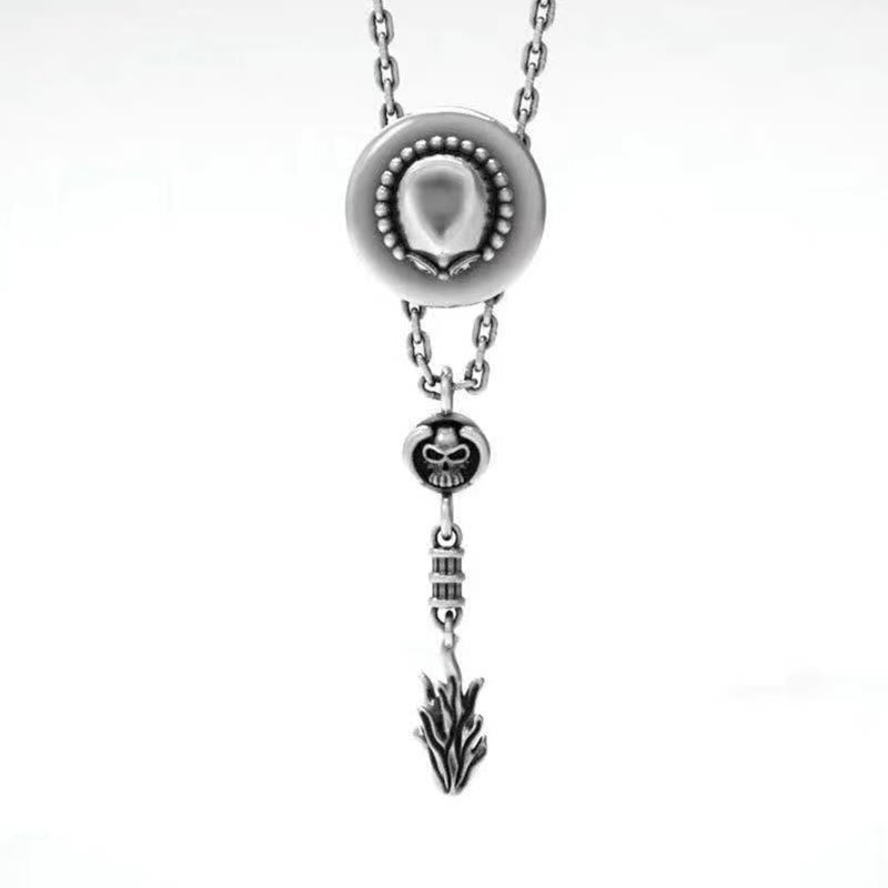 Anime -Schädel Mit Strohhutpiratenkette