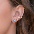4Pcs Frauen Schönheit Und Die Beast Ohrringe Set