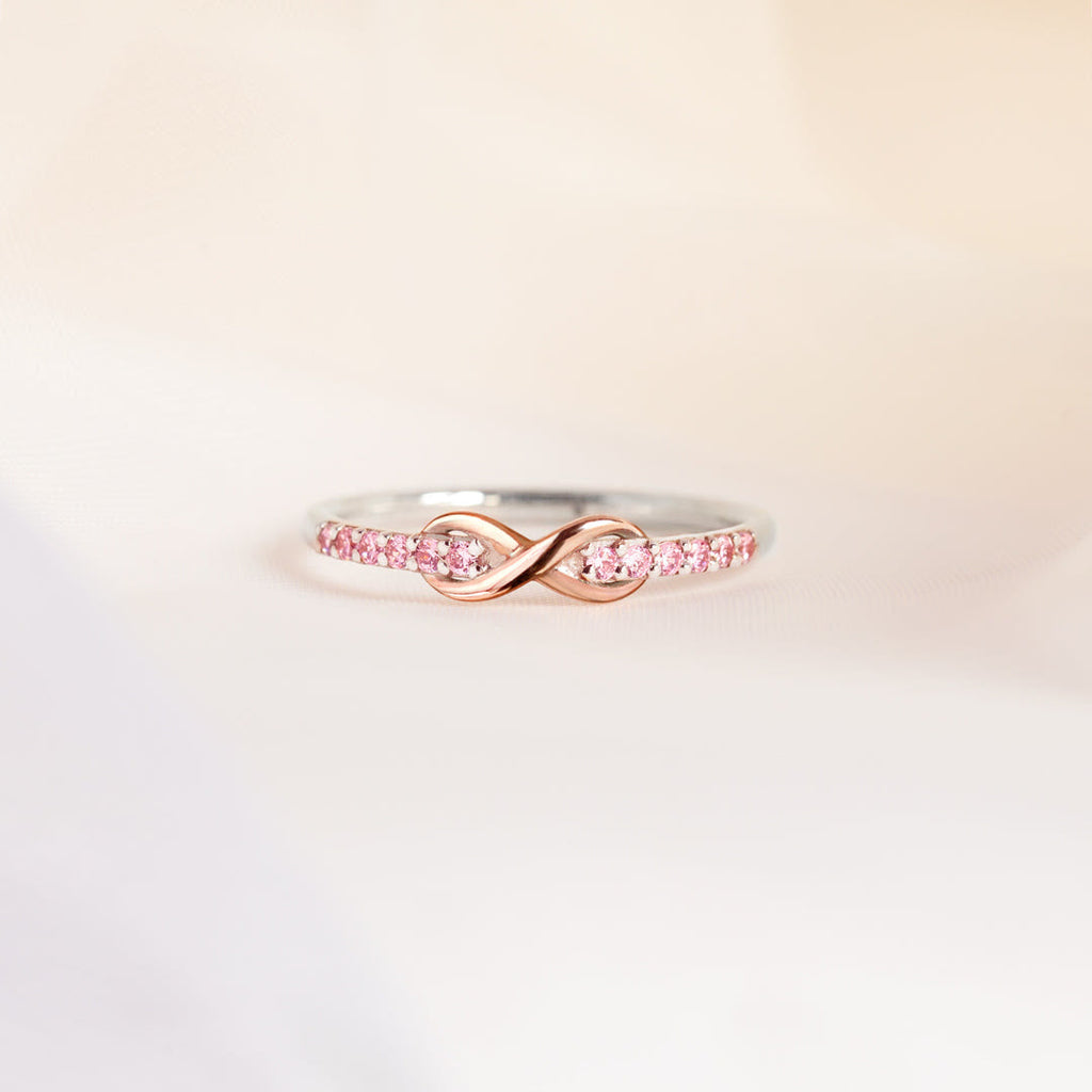 Endlose Liebe Infinity Love Ring Ring