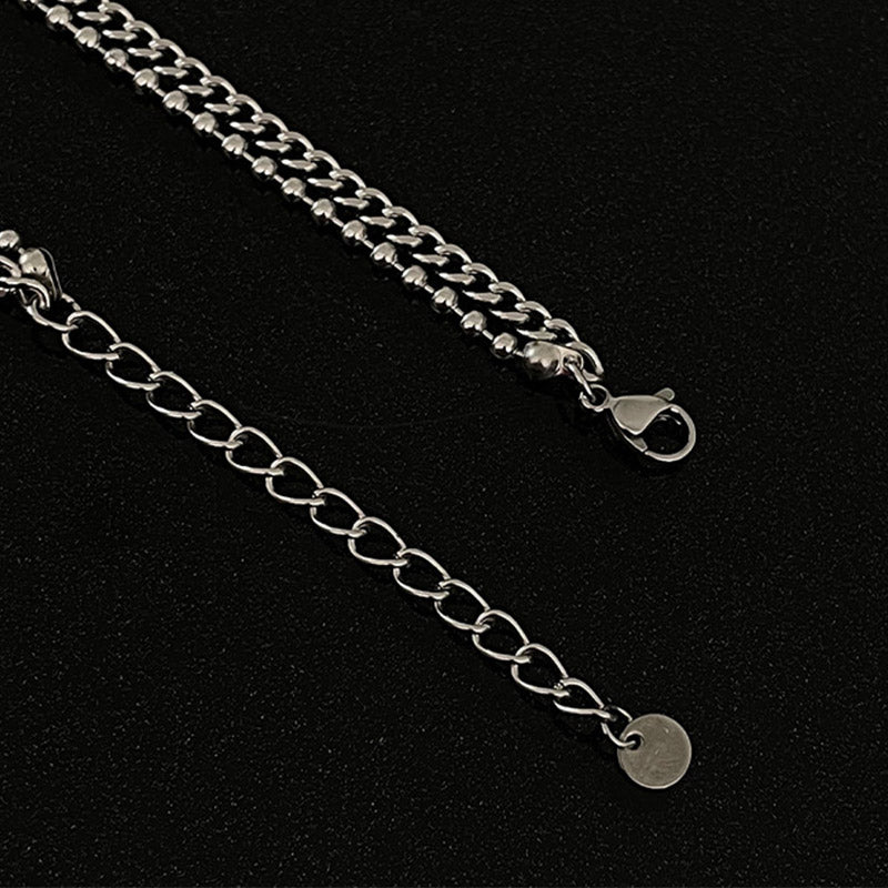 Blue Moonstone Cross Star Halskette