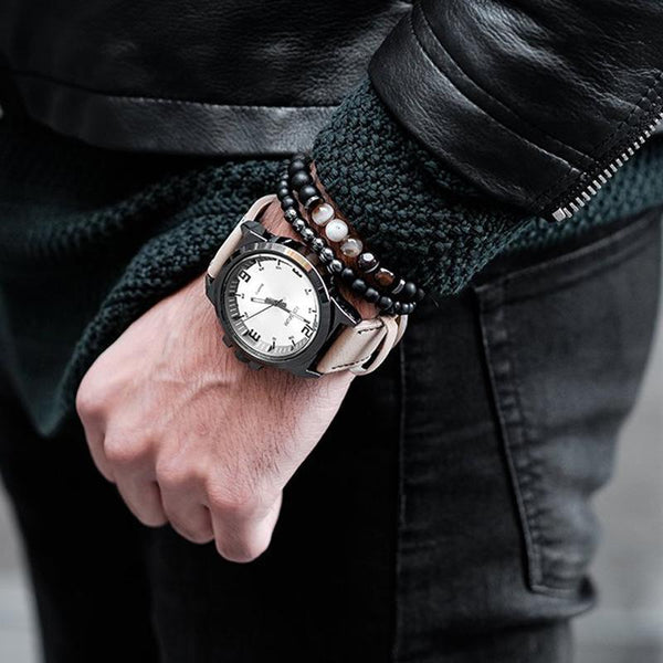 Ausgleichende Hämatit Achat Schutz Armbänder