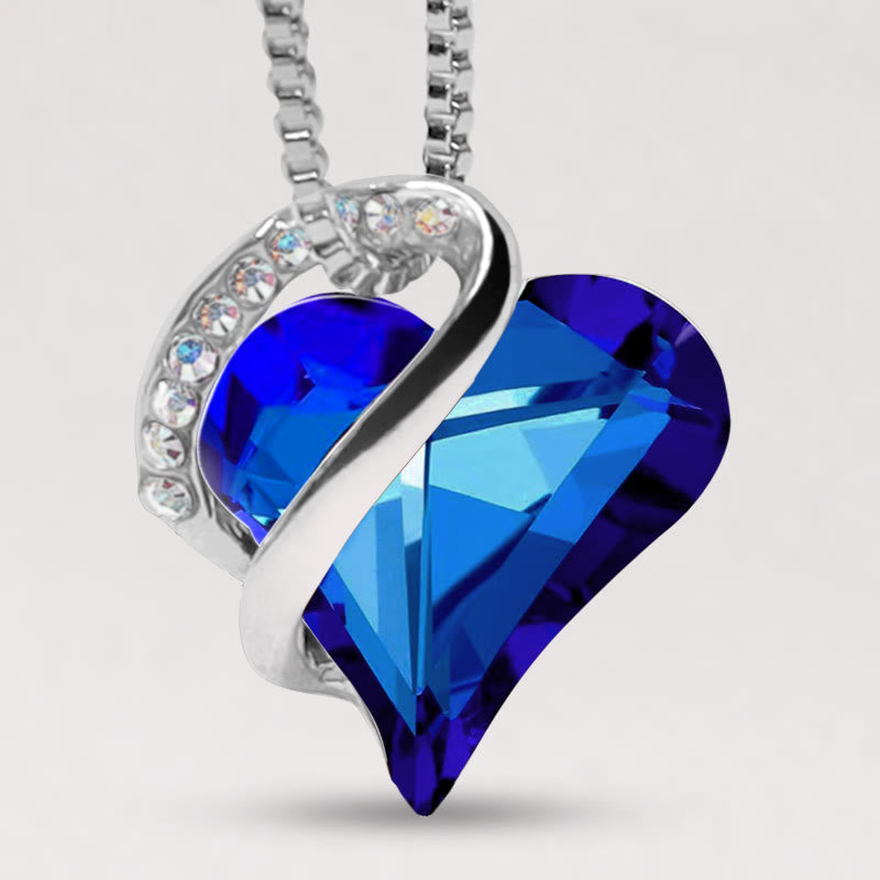 Chavri Liebesherz-Halskettenanhänger mit Geburtsstein und heilender Energie