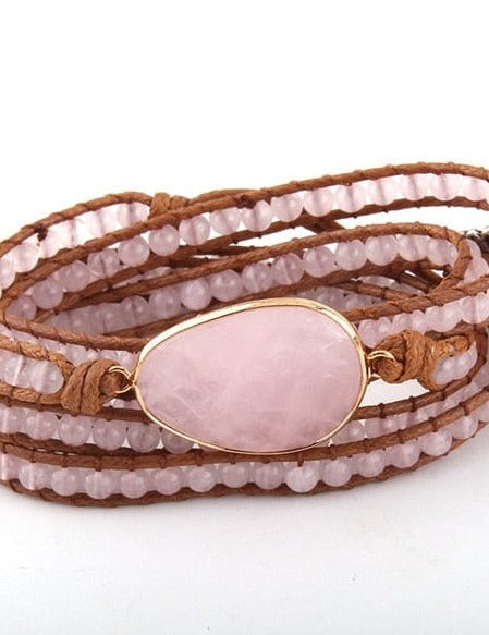 Boho 5 Lagen Leder Wickelarmband