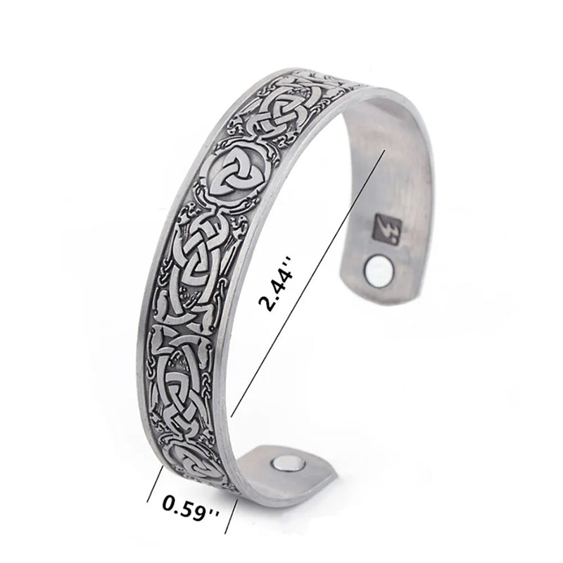 Keltische Irische Dreifaltigkeitsknoten Einstellbare Magnetische Armbänder