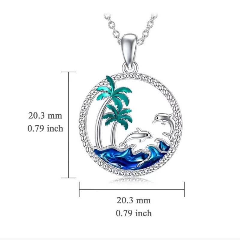 Blue Ocean Szene Palmbaumkette
