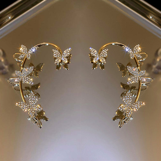 Schmetterlings-Ohrclip