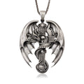 Faith Energy Cross Dragon Schädel Retro Halskette
