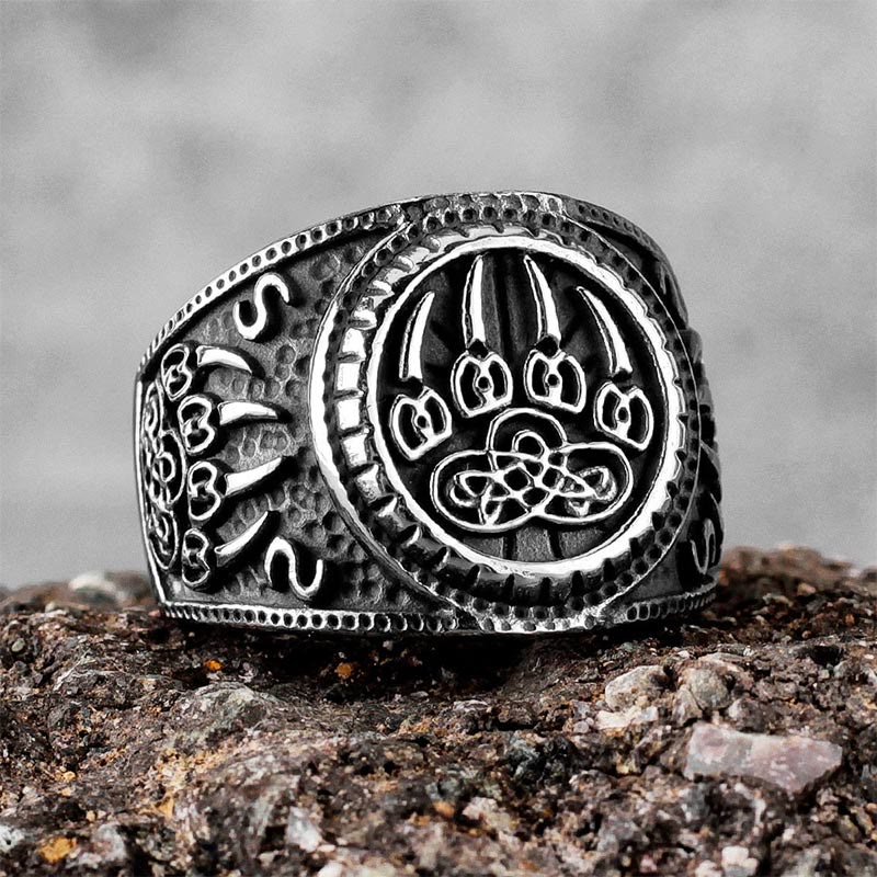 Berserkers Pfoten Signet Ring