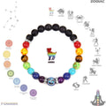 Chakra Zwölf Zodiac -Armband