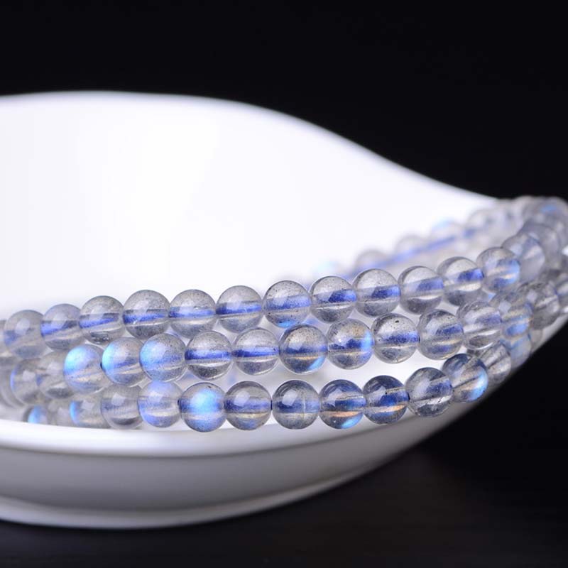 Chavri Armband mit natürlichen Mondstein-Heilperlen