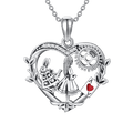 Märchenland In Einem Traum Vintage Alice Rabbit Heart Halskette