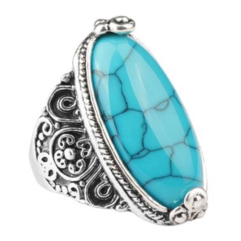 Chavri Türkis Federschutzring